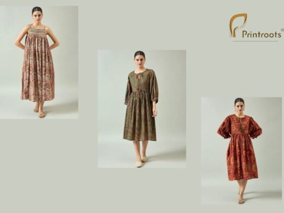 Timeless Traditions: Elegant Block-Printed Dresses for Modern Style