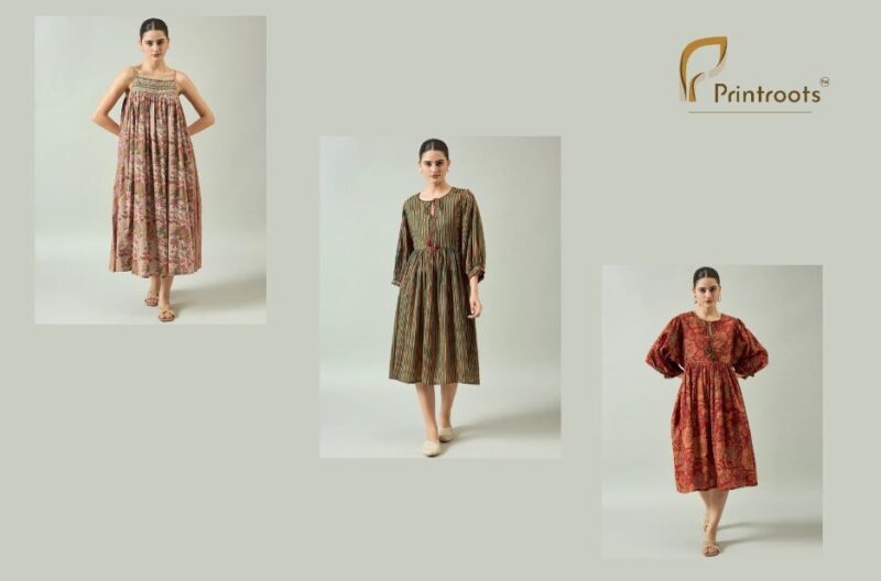 Timeless Traditions: Elegant Block-Printed Dresses for Modern Style
