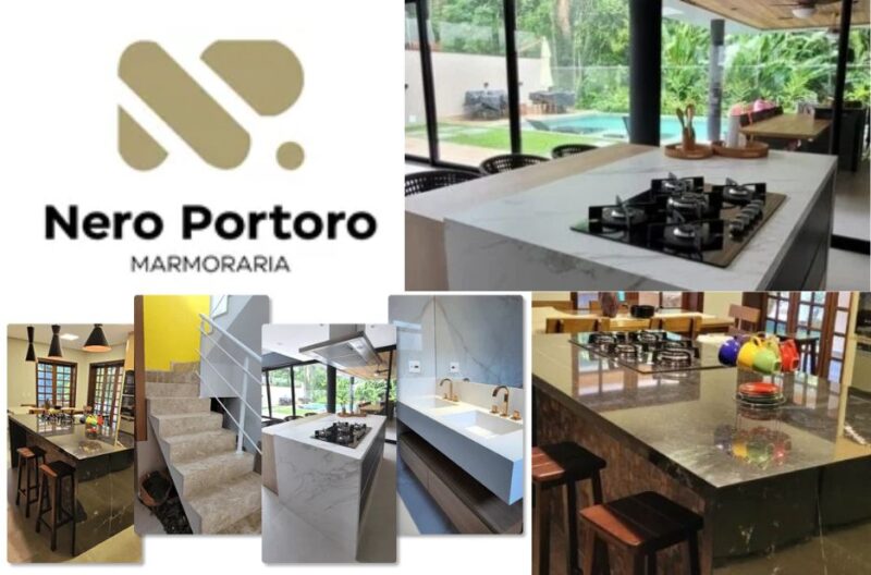 Elegância em pedra carrega sofisticação para ambientes modernos