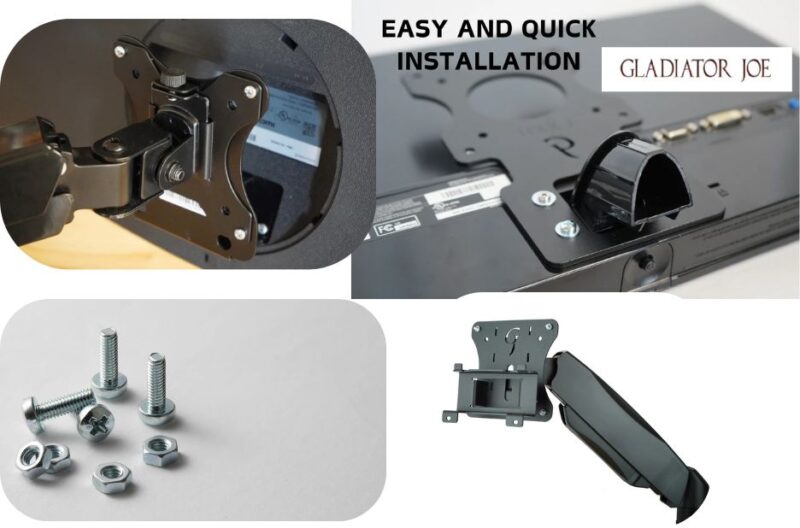 Precision mounting for reliable setups with VESA compatibility