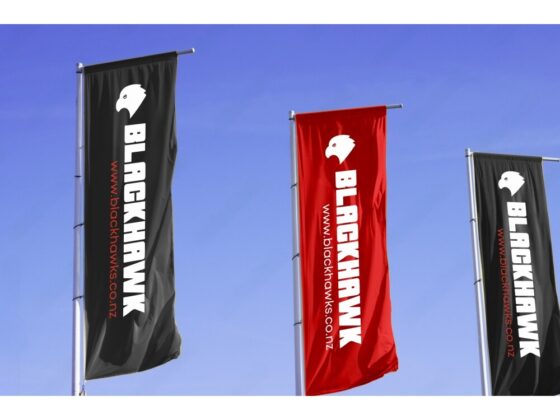 Standout Teardrop Flags for New Zealand Events