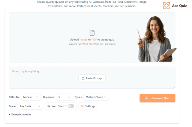 Create an AI quiz generator from YouTube videos with ease