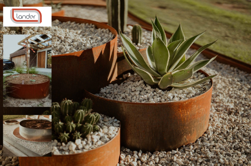 Rustic Outdoor Planters for Modern Gardens