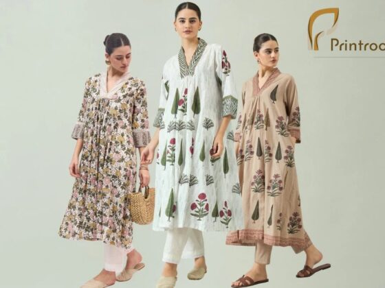 Cotton Western Dresses | Theprintroots.com