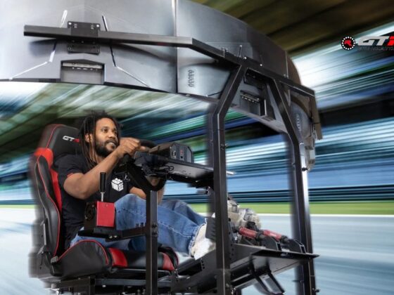 Portable Racing Rig for immersive sim racing on the go