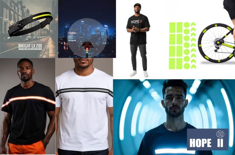Shine On: Bold, Functional Urban Apparel for Night and Day