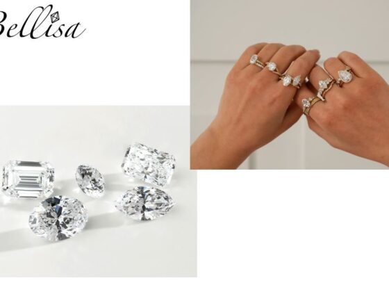 Ethical brilliance: Modern rings with sparkling lab-grown stones
