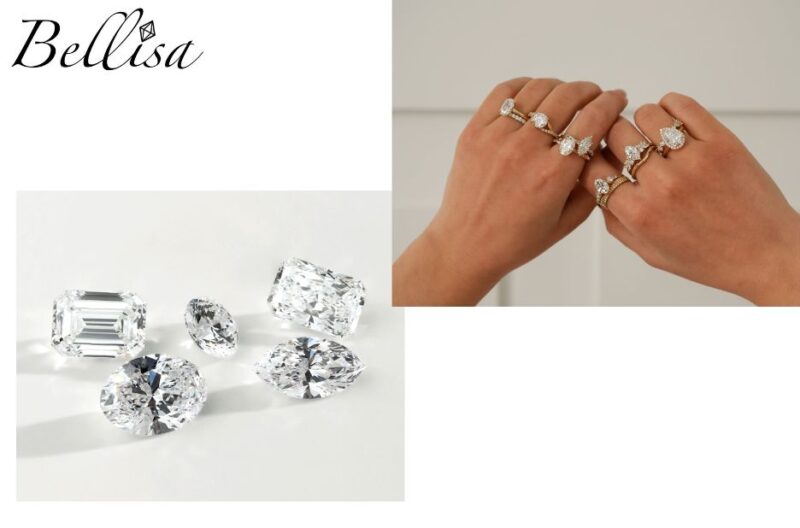 Ethical brilliance: Modern rings with sparkling lab-grown stones