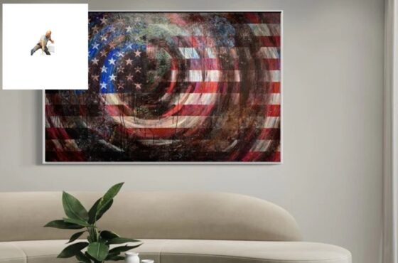 Runde Leinwand Bilder Kunst – Moderne und Einzigartige Wanddekoration entdecken