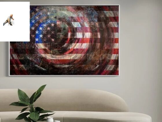 Runde Leinwand Bilder Kunst – Moderne und Einzigartige Wanddekoration entdecken