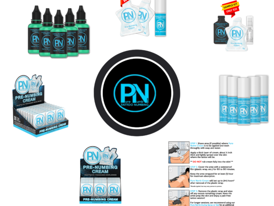 Stay calm during your tattoo session with gentle numbing cream